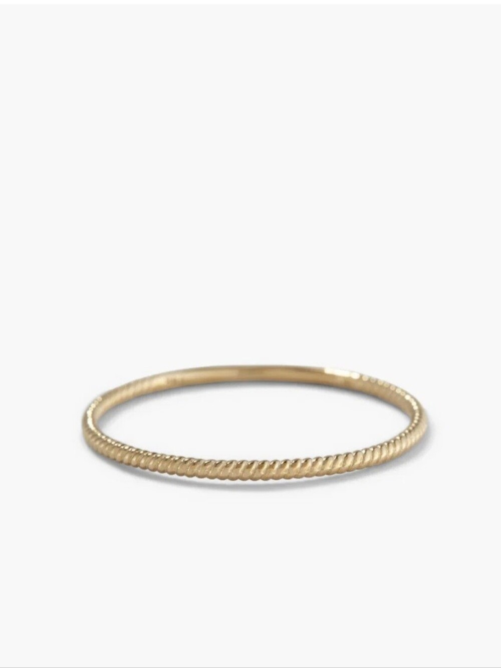 Mejuri 14kt Twist Ring (4 US)